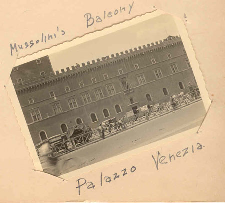 Mussolinis Balcony