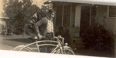 man on bike