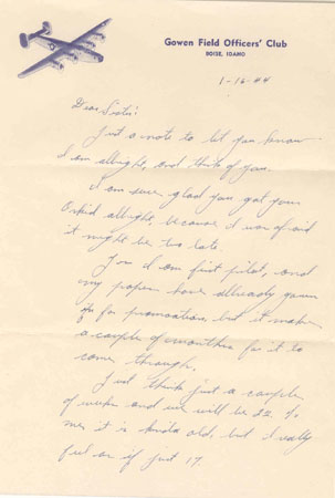 officer's club letter